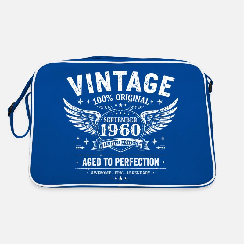Geboren im September 1960 Retro Tasche