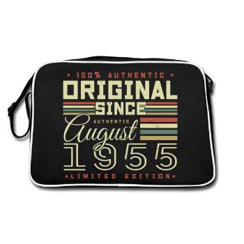 August 1955 Retro August 1955 August 1955 Anniversary - Retro Bag - black/white - Back