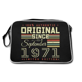 September 1971 September 54th Anniversary Limited Edition - Retro Bag - black/white - Back