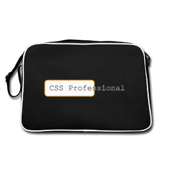 CSS Professional - Master of Web Layouts - Retro Bag - black/white - Back