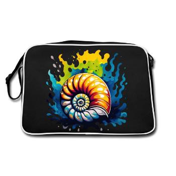 Geology - Fossil - Retro Bag - black/white - Back