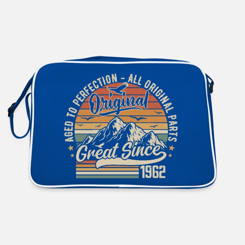 Vintage Born in 1962 | 63rd Birthday Gift 1962 Retro Bag