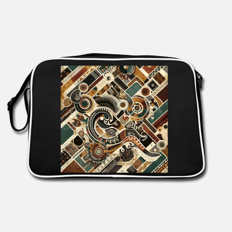 Afro Style Unique Patterns Retro Bag