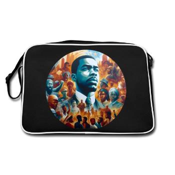 Afro Style Résilience, Voix Unies - Sac Retro - noir/blanc - Dos