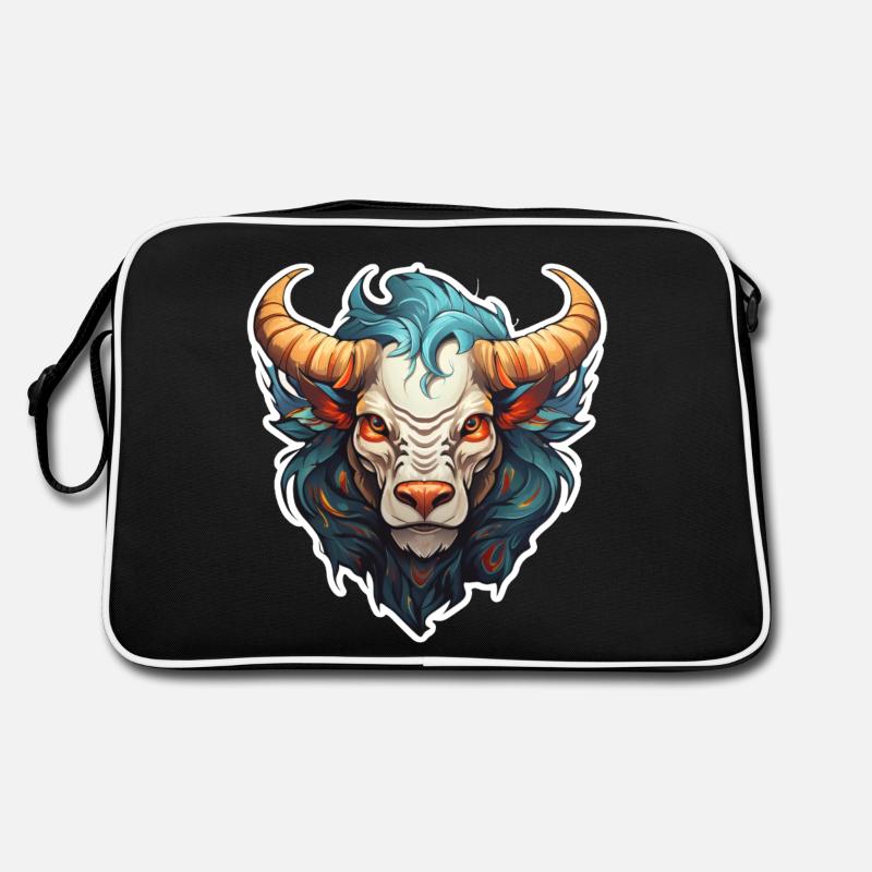 Anime Lion-Taureau Créatures mythiques Sac Retro