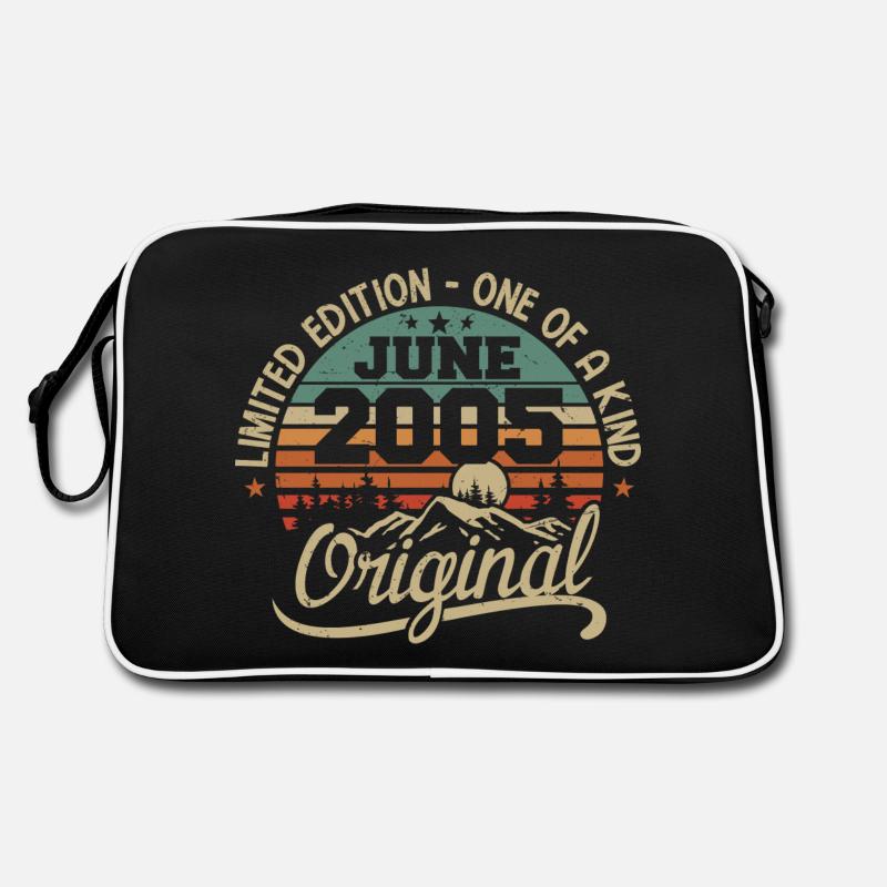 2005 Juni 2005 Original - Juni 2005 Jubiläum Retro Tasche