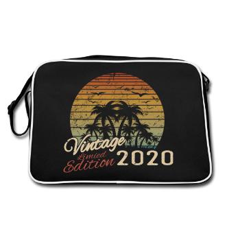 Vintage 2020 Anniversaire Cadeau 2020 Rétro 2020 - Sac Retro - noir/blanc - Dos