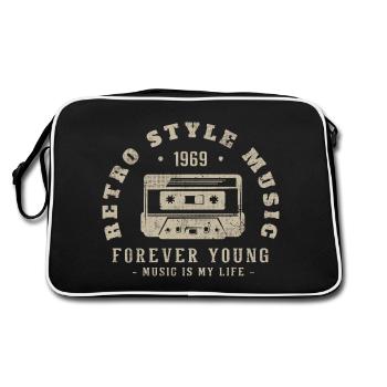 Retro 1969 Birthday Gift 1969 Vintage 1969 - Retro Bag - black/white - Back