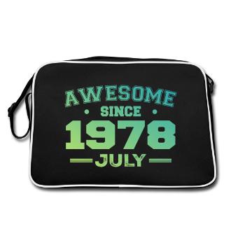 July 1978 Birthday Party July 1978 Retro - Retro Bag - black/white - Back