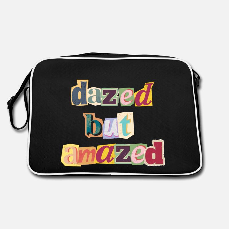 dazed but amazed Retro Tasche