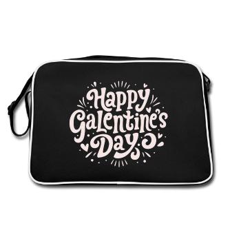 Happy Galentine's Day - Sac Retro - noir/blanc - Dos