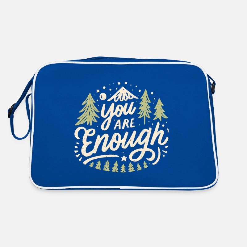 Du bist genug Retro Tasche