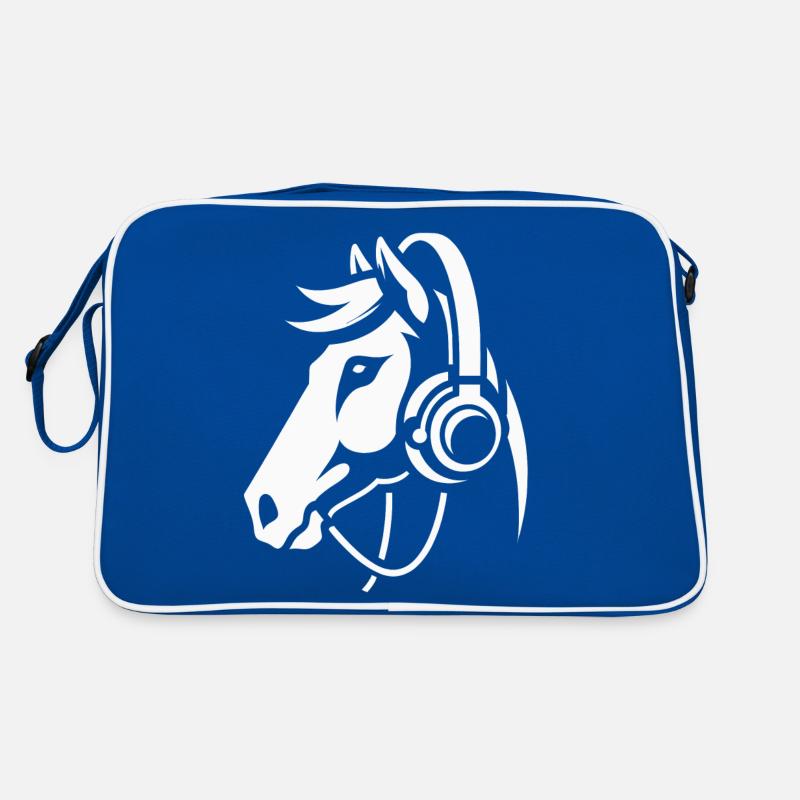 Sonorous Silence – Le cheval avec des écouteurs Sac Retro