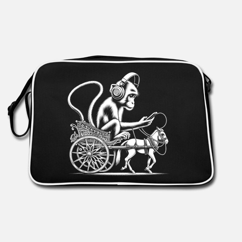 Groove-Monkey Retro Tasche