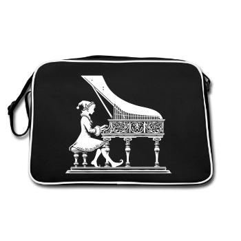 Elf Piano Concerto - Sac Retro - noir/blanc - Dos