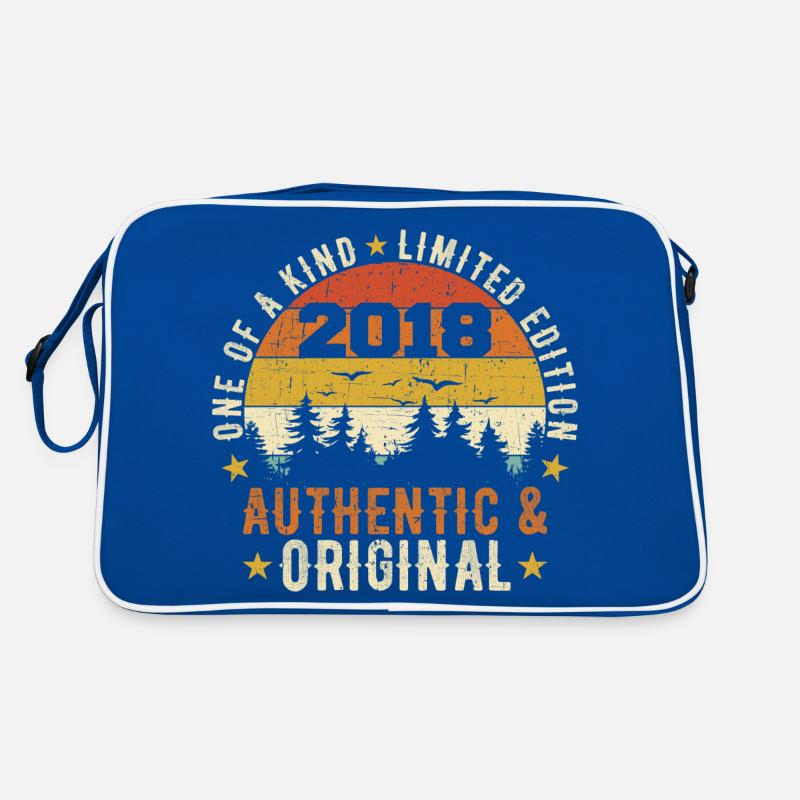 Original 2018 Geburtstagsgeschenk 2018 authentisch Retro Tasche