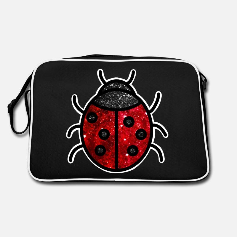 Cosmic Ladybug - Retro Bag - black/white