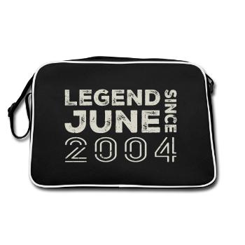 June 2004 Birthday June 2004 June Gift 2004 - Retro Bag - black/white - Back