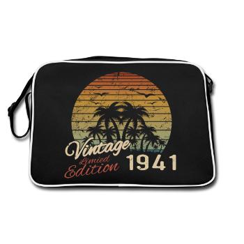 Vintage 1941 Birthday Gift 1941 Retro 1941 - Retro Bag - black/white - Back