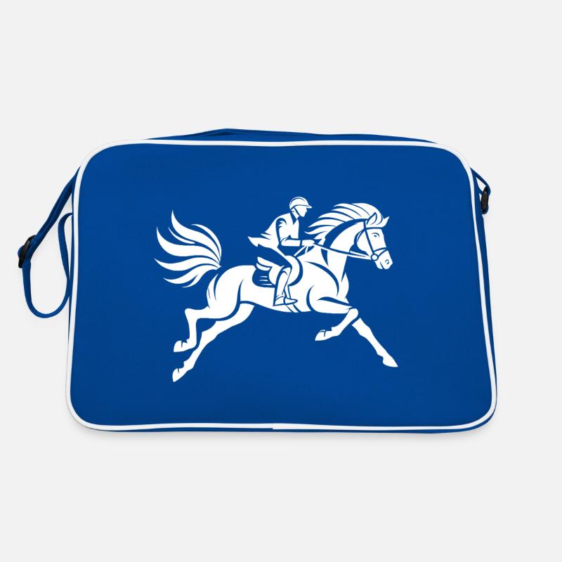 Cavalier et cheval Sac Retro