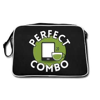 Perfect Combo - Retro Bag - black/white - Back