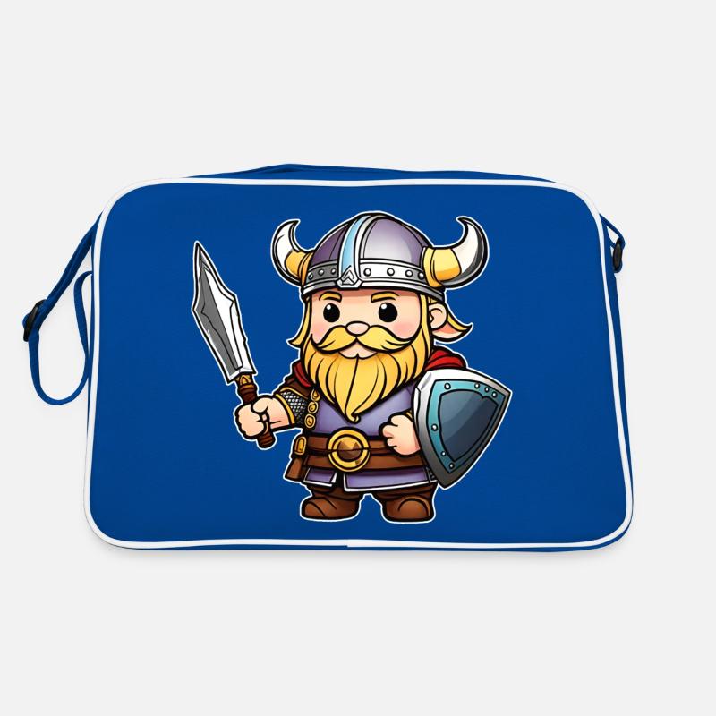 Viking mignon avec épée Sac Retro