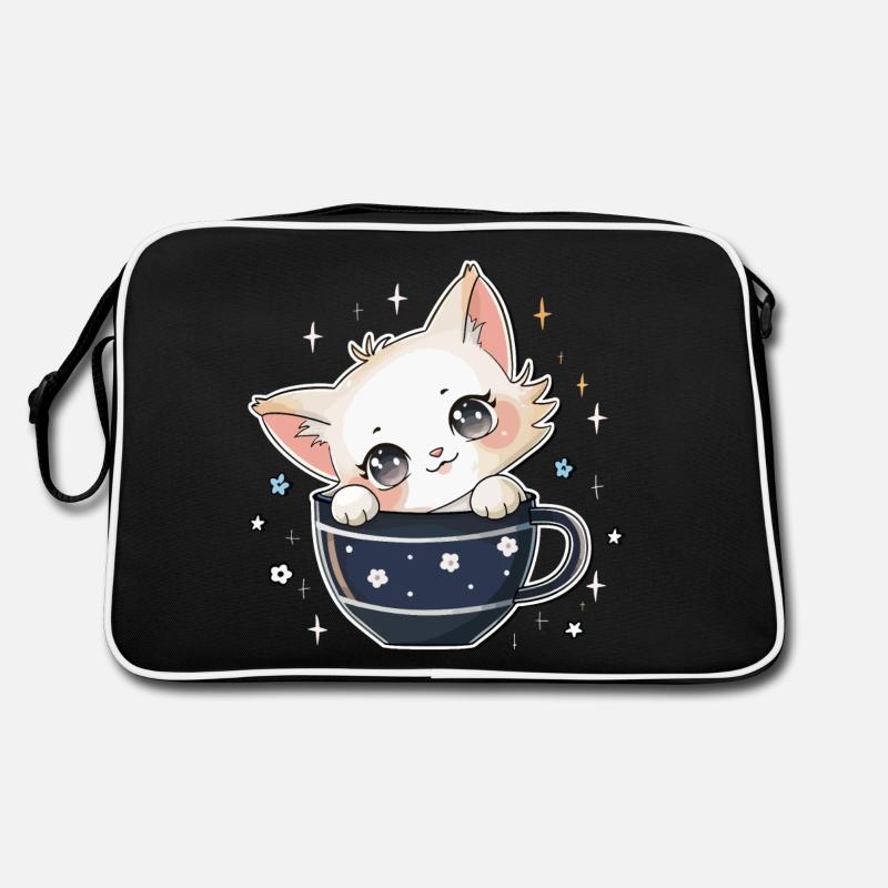 Tasse à café pour chat Cat Lover Catlady Sac Retro