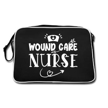 Wound Care Nurse - Retro Bag - black/white - Back