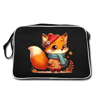 fox autumn 4 - Sac Retro - noir/blanc - Dos