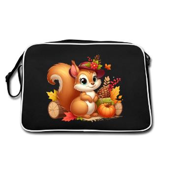 squirell autumn 7 - Sac Retro - noir/blanc - Dos