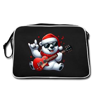 polar bear 10 - Sac Retro - noir/blanc - Dos