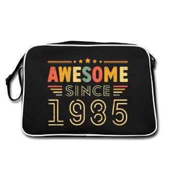 Millésime Légende 1985 Cadeau de 1985 - Né en 1985 - Sac Retro - noir/blanc - Dos
