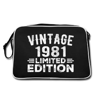 Année de construction 1981 Année de naissance Millésime 1981 - Sac Retro - noir/blanc - Dos