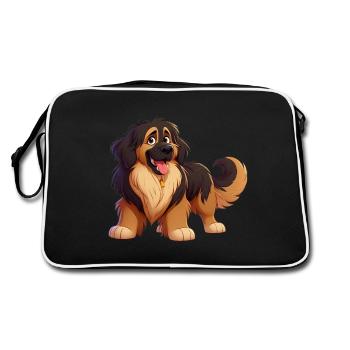 Leonberg 3 - Retro Bag - black/white - Back