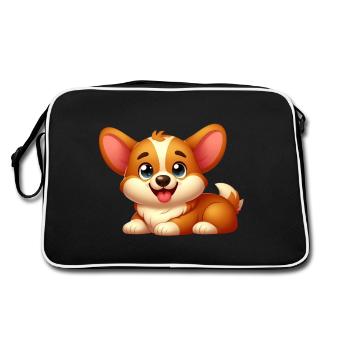 Corgi 2 - Retro Bag - black/white - Back