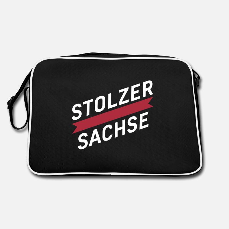 Fière Saxe Saxonne Patrie Amour Identité Sac Retro