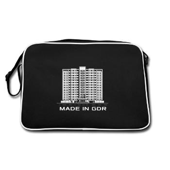 Made In GDR - Memories Of GDR Prefabricated Buildings - Retro Bag - black/white - Back