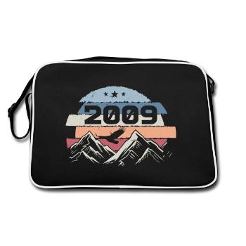 Original 2009 Millésime 2009 Anniversaire 2009 - Sac Retro - noir/blanc - Dos