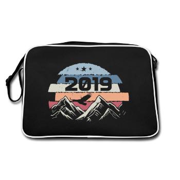 Original 2019 Millésime 2019 Anniversaire 2019 - Sac Retro - noir/blanc - Dos