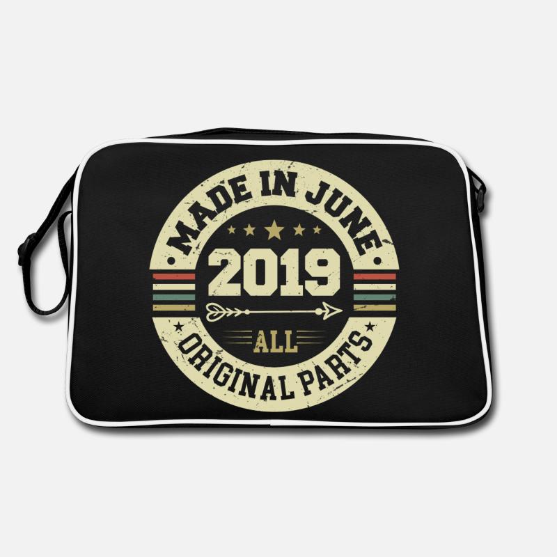 Juni 2019 Geburtstagsgeschenk Juni 2019 Juni 2019 Retro Tasche