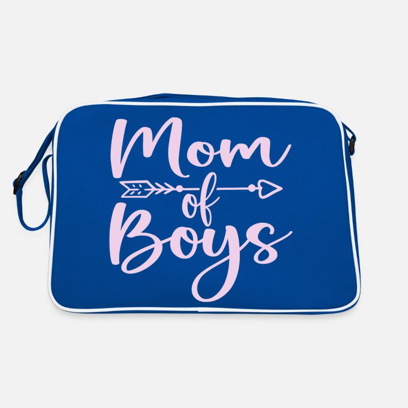 Mama von Jungen - Muttertagsgeschenk Retro Tasche