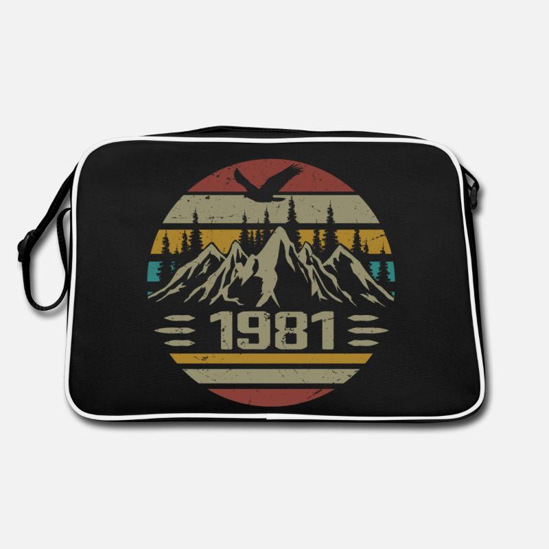 Né en 1981 Original Retro 1981 Cadeau Anniversaire Sac Retro