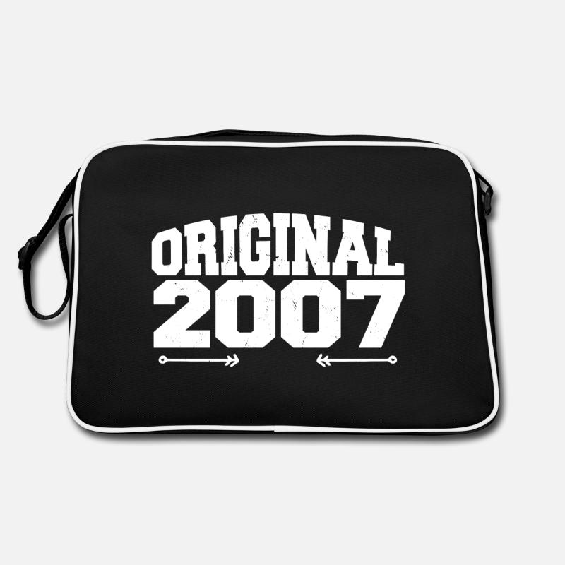 Original 2007 | Geburtstagsgeschenk 2007 Retro Tasche