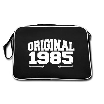 Original 1985 | Cadeau d’anniversaire 1985 - Sac Retro - noir/blanc - Dos