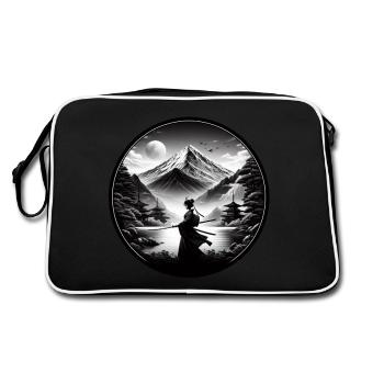 Fuji Woman - Retro Bag - black/white - Back