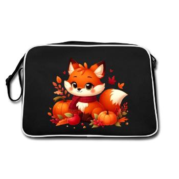 fox autumn 2 - Sac Retro - noir/blanc - Dos