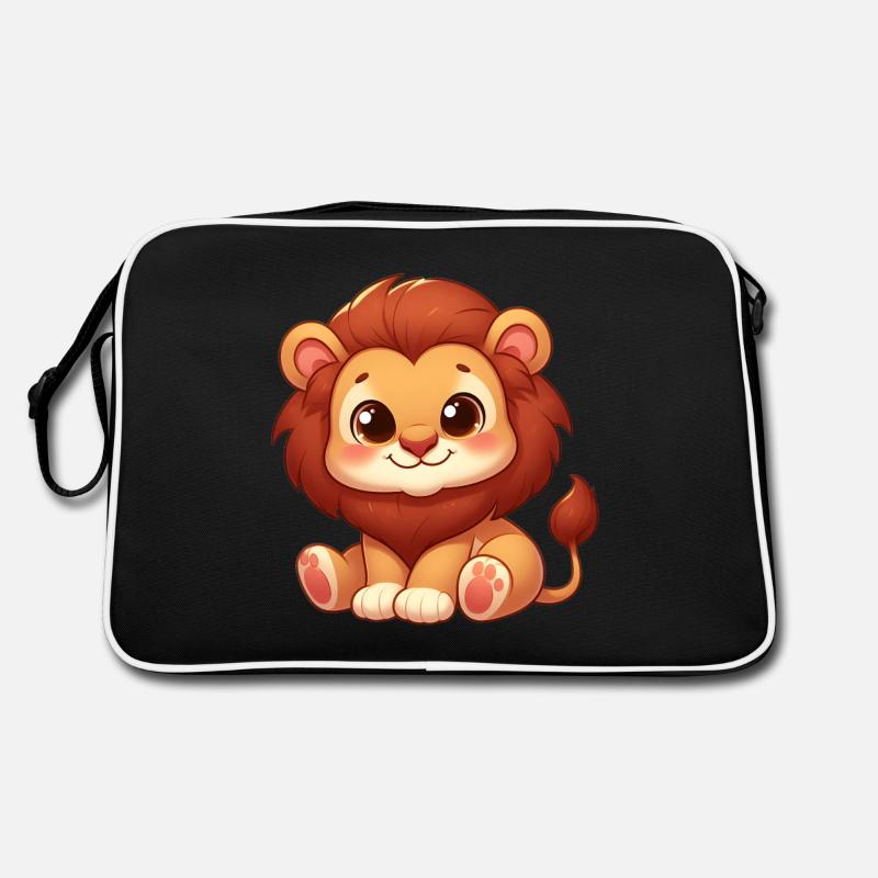 Petit Lion Mignon Sac Retro