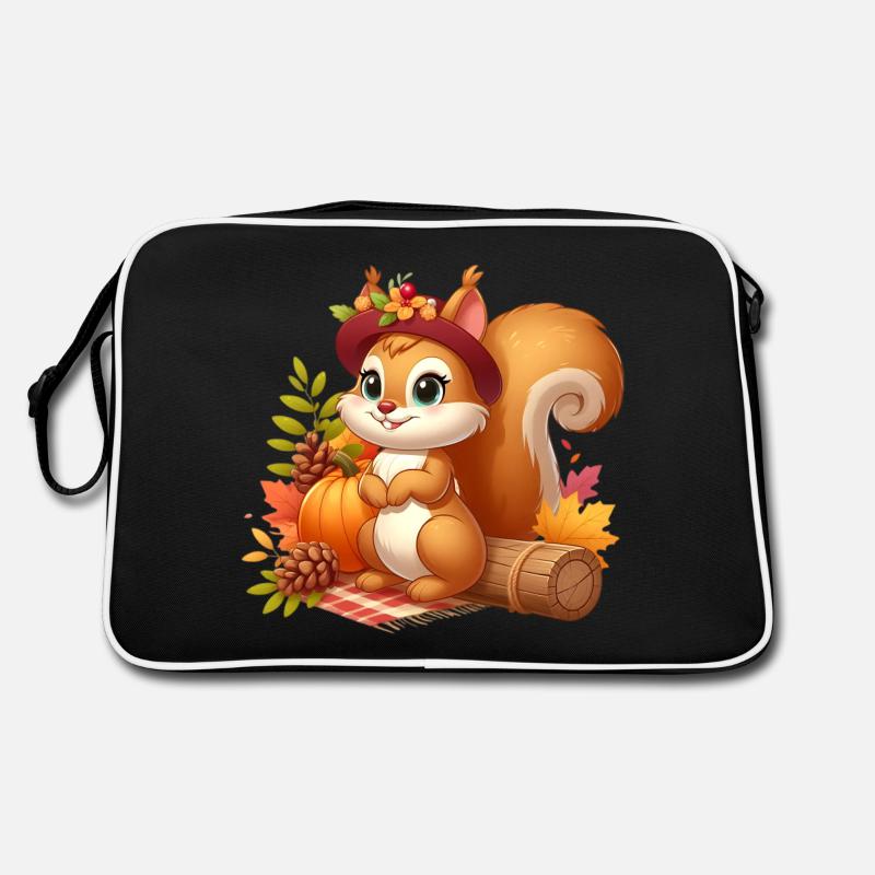 squirell autumn Sac Retro