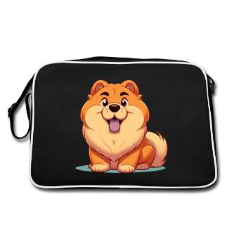chowchow 8 - Retro Bag - black/white - Back