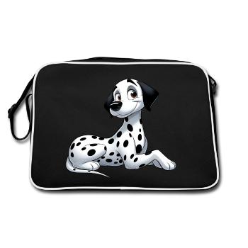 Dalmatian - Retro Bag - black/white - Back